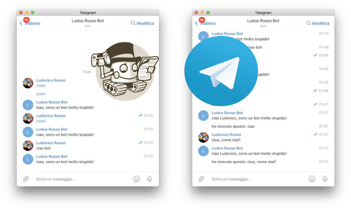 Implementiamo un bot Telegram con Python